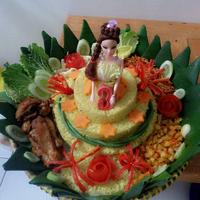 Gambar tumpeng karakter/tumpeng barbie dari mama kinan kitchen undefined 2 Tokopedia