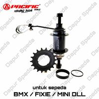 Gambar rem torpedo sepeda bmx fixie 36 hole 1 set hitam hub merek pacific dari dapur speda undefined 3 Tokopedia