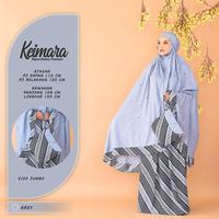 Gambar Mukena KEIMARA Size JUMBO bahan Rotary dingin - GREY dari Distributor Accessories undefined 4 Tokopedia