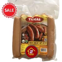 Gambar sosis bakar sapi keju new product yomas isi 6 pcs 500gr gede bgt dari JEKFROZEN undefined 1 Tokopedia