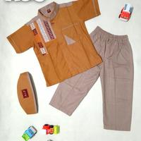 Gambar Setelan baju Koko motif anak by A&J - Abu-abu, L dari Lulu collection2 undefined 4 Tokopedia