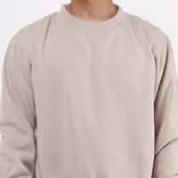 Gambar Sweater Crewneck Sweatshirt Japanese Style Premium Katun Warna Beige - Ash Sport, L dari Seattle undefined 5 Tokopedia
