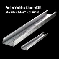 Gambar Rangka Plafon Channel Furing / Furing Yoshino 35 / Metal Furing dari Gudang99 - Pusat Atap & Gypsum undefined 3 Tokopedia