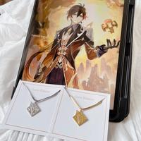 Gambar Luna Kitsune Zhongli Genshin Impact Constellation Necklace Kalung Emas - Gold dari Luna Kitsune undefined 1 Tokopedia