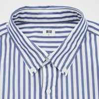 Gambar UNIQLO Kemeja Broadcloth Extra Fine Cotton Garis Original Store - Biru, L dari DroidOne undefined 5 Tokopedia