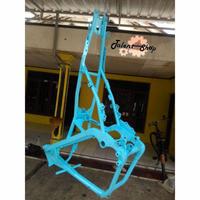 Gambar RANGKA SASIS FRAME KLX GORDON PNP MESIN HONDA MEGAPRO, TIGER, VERZA, C - Orange, GL Pro dari Talenta Variasi undefined 4 Tokopedia