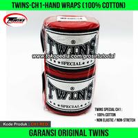 Gambar SEPASANG Handwrap Twins 5 Meter Premium, Wrap Muay Thai Twins - CH1-BLUE dari Sarung Tinju Ori undefined 5 Tokopedia