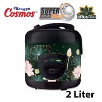 Gambar RICE COOKER COSMOS CRJ-8228B 3 Fungsi isi 2 Liter - Lotus Series - HITAM HIJAU dari TOKO JAWA ELECTRIK undefined 3 Tokopedia