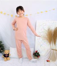 Gambar Harlow Kids - New Tencel Long Pajamas A ( 6 - 10Y ) - Clay Peach, 8 Years dari Harlowkids undefined 4 Tokopedia