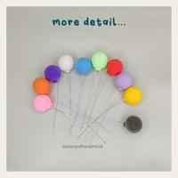 Gambar MINIATUR 1:12 MINI BALLOON BALON KECIL PARTY MAINAN - C. Orange dari Storyofhonami undefined 3 Tokopedia