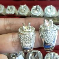 Gambar Ring Perak Ikat Cincin Batu Akik Home Made dari Bundda chacha.ovie Chrome undefined 4 Tokopedia