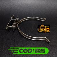 Gambar Tempat Pakan Stainless Steel Slip On Burung Parrot Kucing Anjing Kelinci Ayam Anti Tumpah - 18 cm dari Glodok Burung Bandung undefined 3 Tokopedia