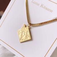 Gambar Luna Kitsune Zhongli Genshin Impact Constellation Necklace Kalung Emas - Gold dari Luna Kitsune undefined 2 Tokopedia