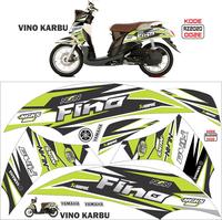 Gambar STICKER STRIPING MOTOR YAMAHA FINO KARBU STIKER VARIASI SEMI MURAH - 002E dari Tukang Sticker Indonesia undefined 1 Tokopedia
