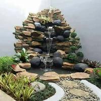 Gambar taman tebing + air terjun kolam+tanaman dari Sanggar Andika flor undefined 2 Tokopedia