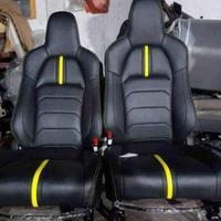 Gambar Sarung Jok Mobil Brio Satya/Brio Rs/Brio Lama Fullset depan belakang - Hitam Merah, 2 Baris dari satriajokmobilvariasi undefined 1 Tokopedia