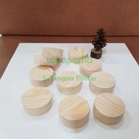 Gambar Kayu bulat | Tatakan kayu | Roda Kayu - Dia. 7cm T7cm dari SiTangan Pintar undefined 3 Tokopedia