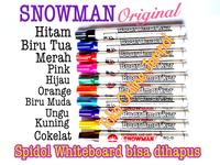 Gambar ATK0471SM SATUAN Spidol Boardmarker Whiteboard Snowman BG12 Ink - Hitam dari Toko Online Jempol undefined 1 Tokopedia