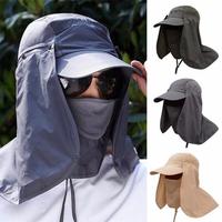 Gambar Topi Outdoor Pancing Hiking Anti UV Matahari Fishing Hat FLYMALL MH011 - Black dari Ngapakers Gallery undefined 5 Tokopedia