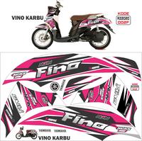 Gambar STICKER STRIPING MOTOR YAMAHA FINO KARBU STIKER VARIASI SEMI MURAH - 002E dari Tukang Sticker Indonesia undefined 2 Tokopedia