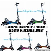 Gambar GOSEND SEMARANG OTOPET SCOOTER INJAK RMB DUAL PEDAL INJAKAN ALLUMINIUM dari timeplay undefined 1 Tokopedia