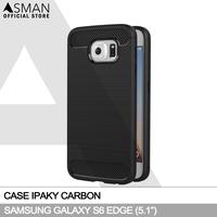 Gambar iPaky Carbon Samsung Galaxy S6 Edge (5.1") | Softcase Shockproof TPU dari Asman Acc undefined 1 Tokopedia