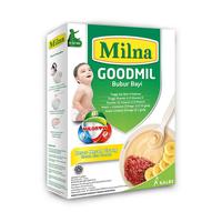 Gambar MILNA GOODMIL BUBUR BAYI 8-12 BLN 120G 4 VARIAN RASA - BERAS MERAH PIS dari toserbasupersemper undefined 3 Tokopedia