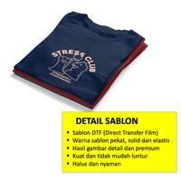 Gambar Baju Kaos Oversize Jumbo Pria Oversized Wanita Jumbo Tshirt StressClub - Hitam, L dari Distro Kaos Oversize undefined 4 Tokopedia