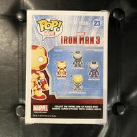 Gambar Iron Man 3 Tony Stark Funko Pop 23 RARE 2012 production dari Man&#39;s Cave Collection undefined 4 Tokopedia
