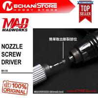 Gambar MADWORKS MH-06 NOZZLE SCREW DRIVER AIRBRUSH - TOOLS PENBRUSH GUNDAM dari mechaniSTORE Bandung undefined 2 Tokopedia