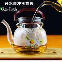Gambar Teko Kaca TahanPanas/MakerTeko Teh Dengan Saringan/GLASS TEAPOT 2600ML - 2600ML dari Oza Kitch undefined 3 Tokopedia
