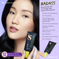 Gambar SOMETHINC BADASS Breathable Full Coverage 12HR Serum Foundation - Perle dari Cosmeticare undefined 2 Tokopedia