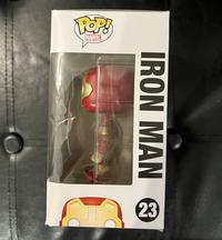Gambar Iron Man 3 Tony Stark Funko Pop 23 RARE 2012 production dari Man&#39;s Cave Collection undefined 2 Tokopedia