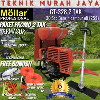 Gambar Mesin Potong Rumput Matrix BG328 BG 328 2 tak + Pisau Termurah - MOLLAR GT-328, PaketPromo 2TAK dari CV Teknik Murah Jaya undefined 2 Tokopedia