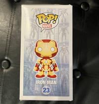 Gambar Iron Man 3 Tony Stark Funko Pop 23 RARE 2012 production dari Man&#39;s Cave Collection undefined 3 Tokopedia