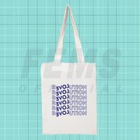 Gambar Totebag Kanvas Resleting Desain Kekinian Aesthetic - M22, BLACU dari Fems Origin undefined 1 Tokopedia