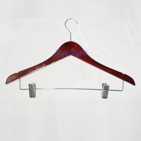Gambar Hanger Kayu Jepit Besi Gantungan Baju Palang Setelan Coklat Tua dari Dept Store Official Store undefined 3 Tokopedia