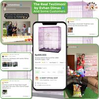 Gambar Kandang Umbaran Burung EXTRA JUMBO 91x76x46 Original - KL 75X45X90 SWT, Hijau dari SWEETOFFICIALSHOP undefined 4 Tokopedia