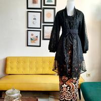 Gambar Tunic Nurbaya - Hitam, S dari Bagus Linuwih Batik undefined 4 Tokopedia