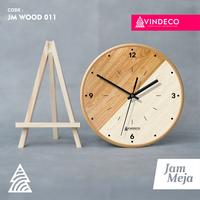Gambar JM20 / JAM DUDUK / JAM MEJA / JAM LUCU / KADO ULTAH / WOOD SERIES B - WOOD 011, MESIN SILENT dari VINDECO undefined 3 Tokopedia