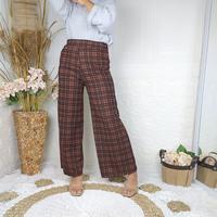 Gambar KULOT HIGHWAIST MOTIF KOTAK-KOTAK/KULOT TARTAN - BATA dari indo_sandang undefined 4 Tokopedia