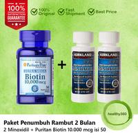 Gambar Kirkland Minoxidil 2 Bulan dan Puritan 10000 isi 50 ready stock dari Healthy360 undefined 1 Tokopedia