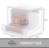 Gambar Acrylic Cotton Bud Box Organizer - Kotak Tempat Korek Kuping Akrilik dari Unique Official Store undefined 3 Tokopedia