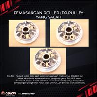Gambar Sliding Roller Dr Pulley 9 GRAM MIO J/SOUL/GT/XRIDE/FINO KARBU SR1512 dari Inioli Motor undefined 5 Tokopedia
