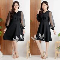 Gambar Baju terusan wanita cantik model gaun trendy kualitas import | CL238 - Maroon dari endykoko undefined 1 Tokopedia