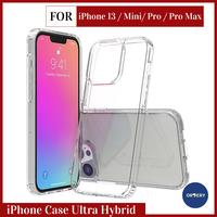 Gambar Soft Case iPhone 13 MINI PRO MAX Ultra Hybrid TPU Clear Acrylic Casing - Hitam, iP 13 MINI dari orderyinc undefined 1 Tokopedia