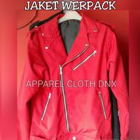 Gambar JAKET RAMONES, JAKET WERPACK, JAKET DOBEL KERAH, JAKET PUNK MURAH - Rompi Merah, XL dari APPAREL CLOTH DNX undefined 2 Tokopedia
