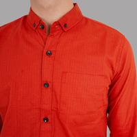 Gambar Kemeja Polos Pria Warna Merah Lengan Panjang Baju Kerja Kantor Cowok - M dari Norzen Project undefined 2 Tokopedia