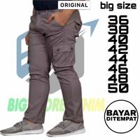 Gambar CELANA CARGO PRIA JUMBO BIG SIZE/CARGO JUMBO PRIA/CARGO PRIA BIG SIZE - grey, 50 dari BIG STORE DENIM undefined 2 Tokopedia