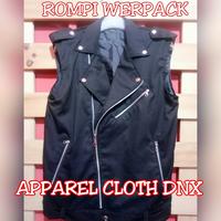 Gambar JAKET RAMONES, JAKET WERPACK, JAKET DOBEL KERAH, JAKET PUNK MURAH - Rompi Merah, XL dari APPAREL CLOTH DNX undefined 4 Tokopedia